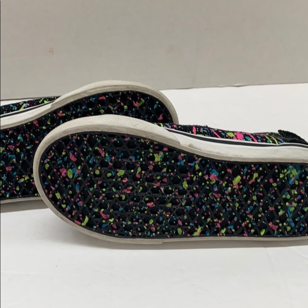 Vans 10 Toddler high-top sneakers black splashed - Picture 4 of 10